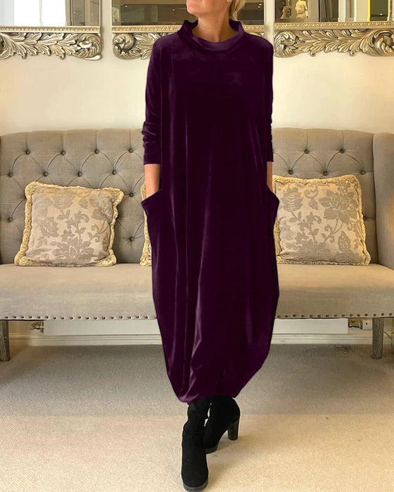 Iris - Velvet Winter Dress
