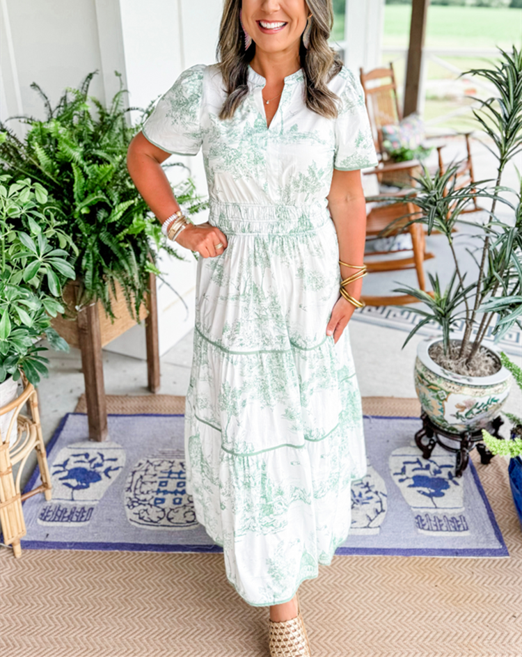JUNESSA – TOILE MAXI DRESS