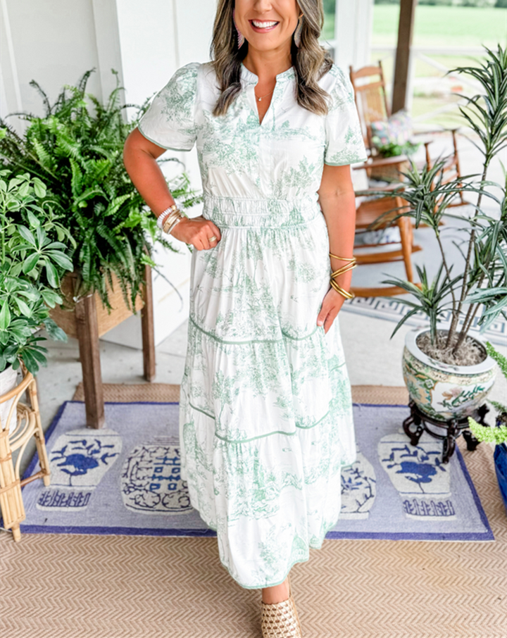 JUNESSA – TOILE MAXI DRESS