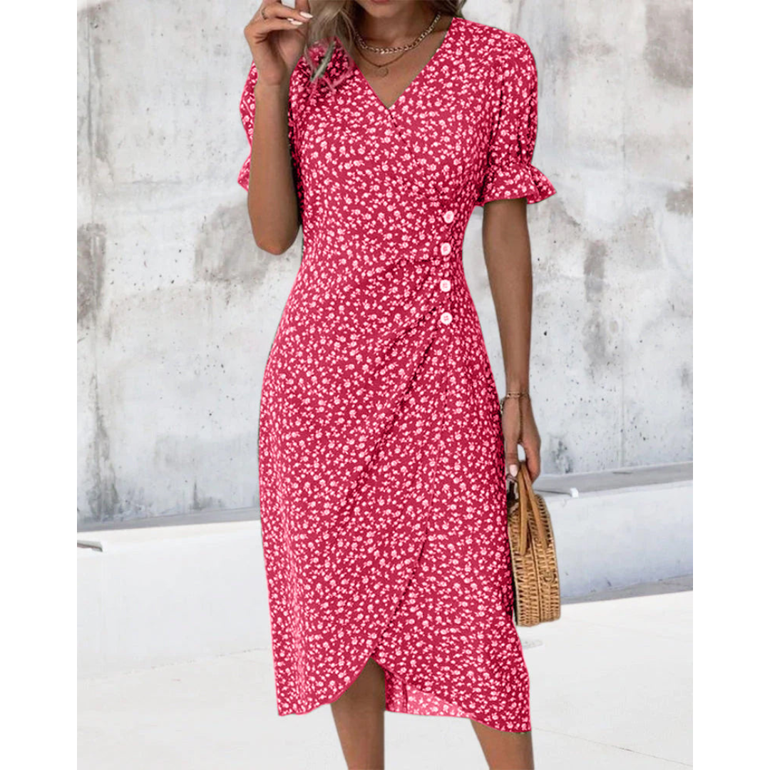 MIRETHIEL – MODERN WRAP ELEGANCE DRESS