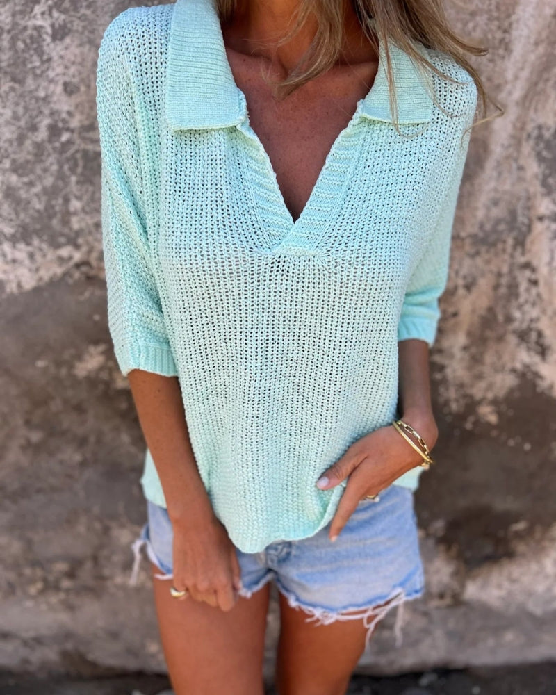 SAELA – BOHO KNIT TOP