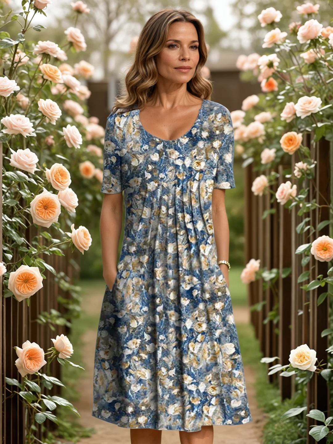 SEREIA – ELEGANT DRESS WITH TUMMY COVERAGE