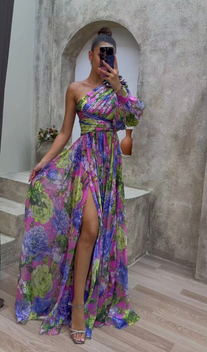 EVANIA – CHIC FLORAL DRESS