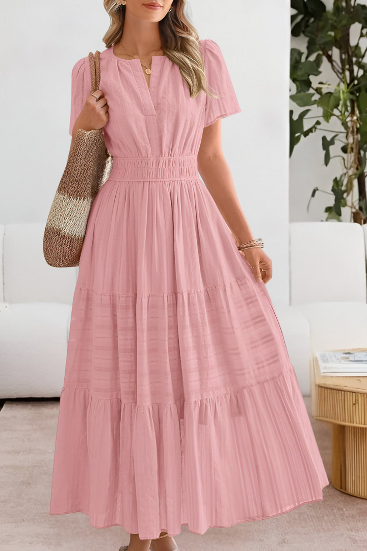 THESSALY – BREEZY BOHO DRESS WITH FLOWY CHARM