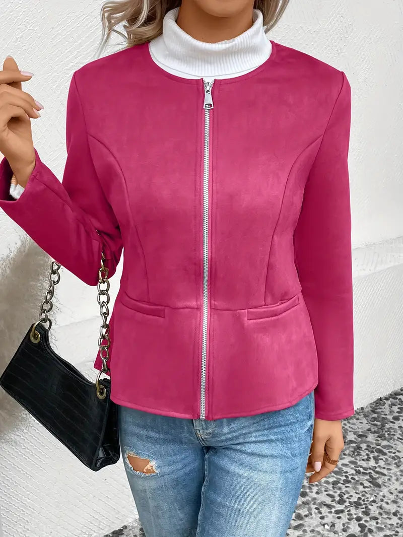 Thalia – Roksana Jacket With Zipper
