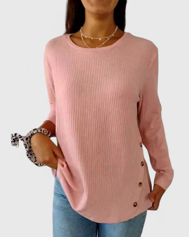 VIRELYA – ELEGANT CREW TOP FOR TIMELESS EVERYDAY STYLE