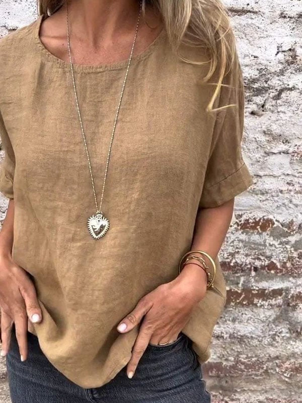 VALOURA - Minimalist Relaxed Top