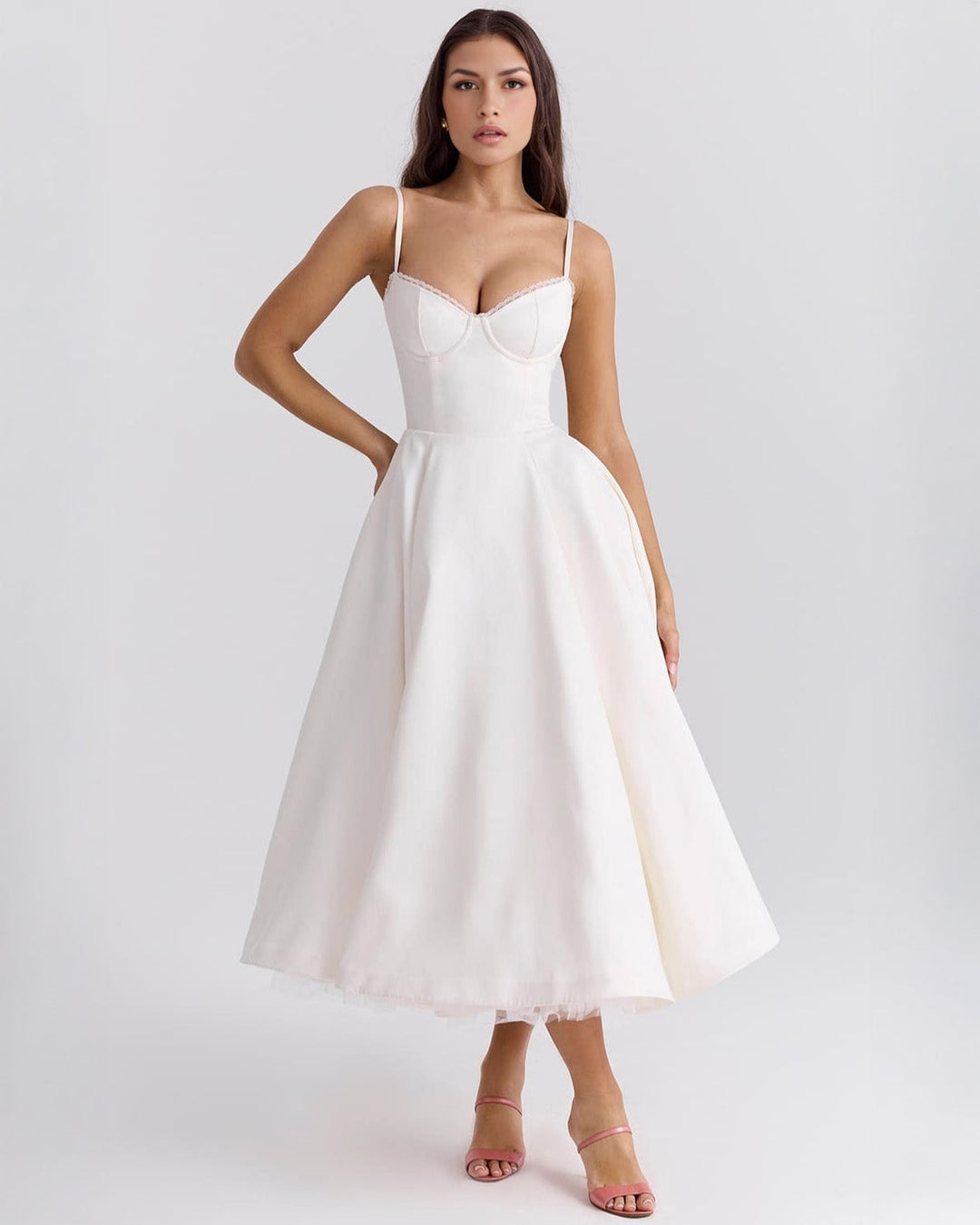 Ophira - Classy Corset Midi Dress