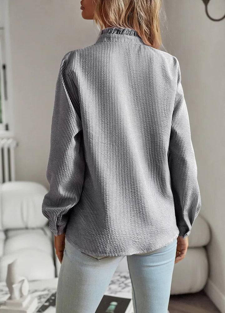 Faelina - Stylish Ruffle Detail Blouse