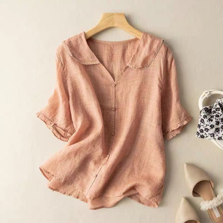 SERILDA – AIRY LINEN BLOUSE