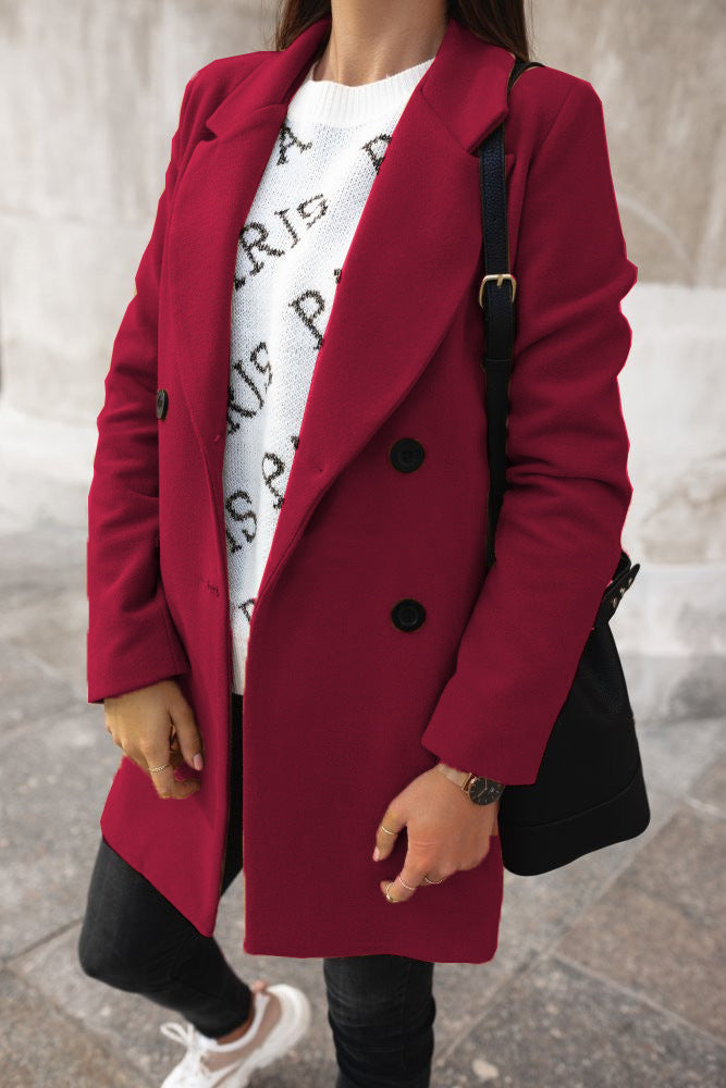 Teresa - Elegant Lapel Coat