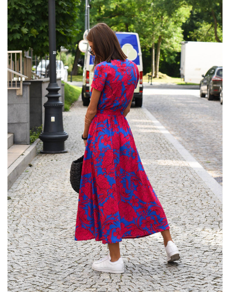 Yasmine - Stylish V-Neck Dress