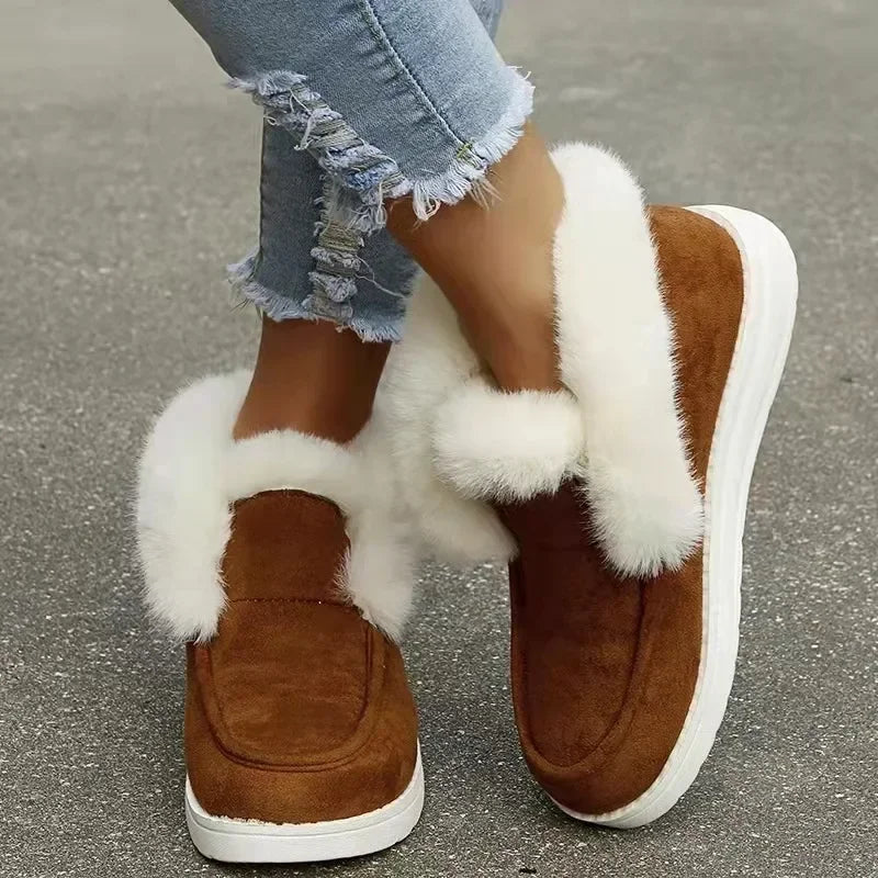 OrthoChic – Women's Plush Slip-On Boots