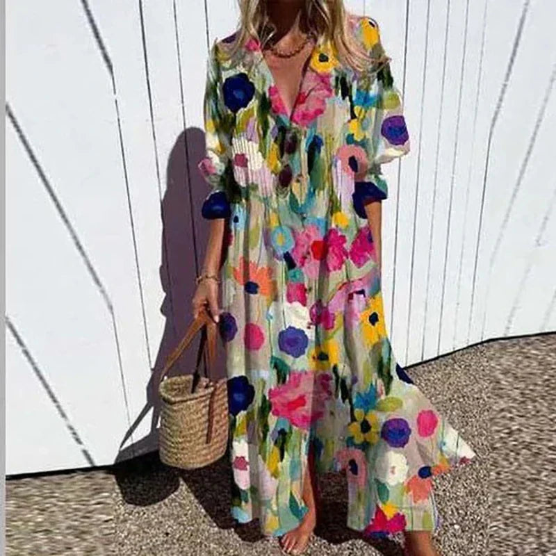 NOVESSA – BLOOM BOLDLY MAXI DRESS