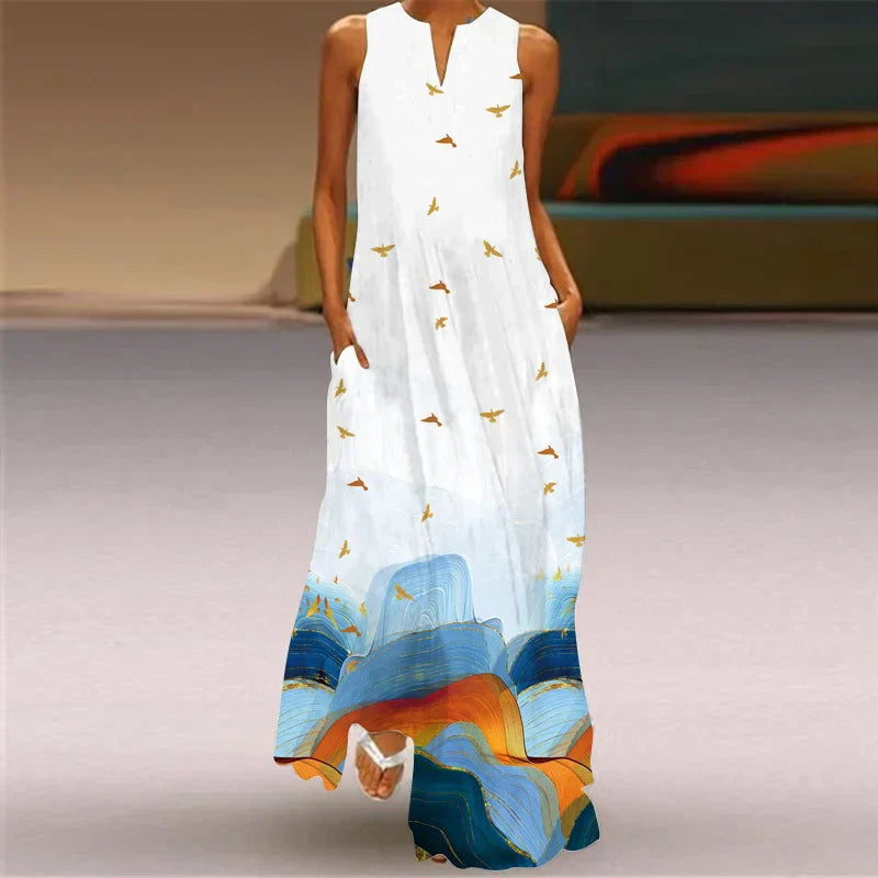 ZOEY – BUTTERFLY BLOOM A-LINE DRESS