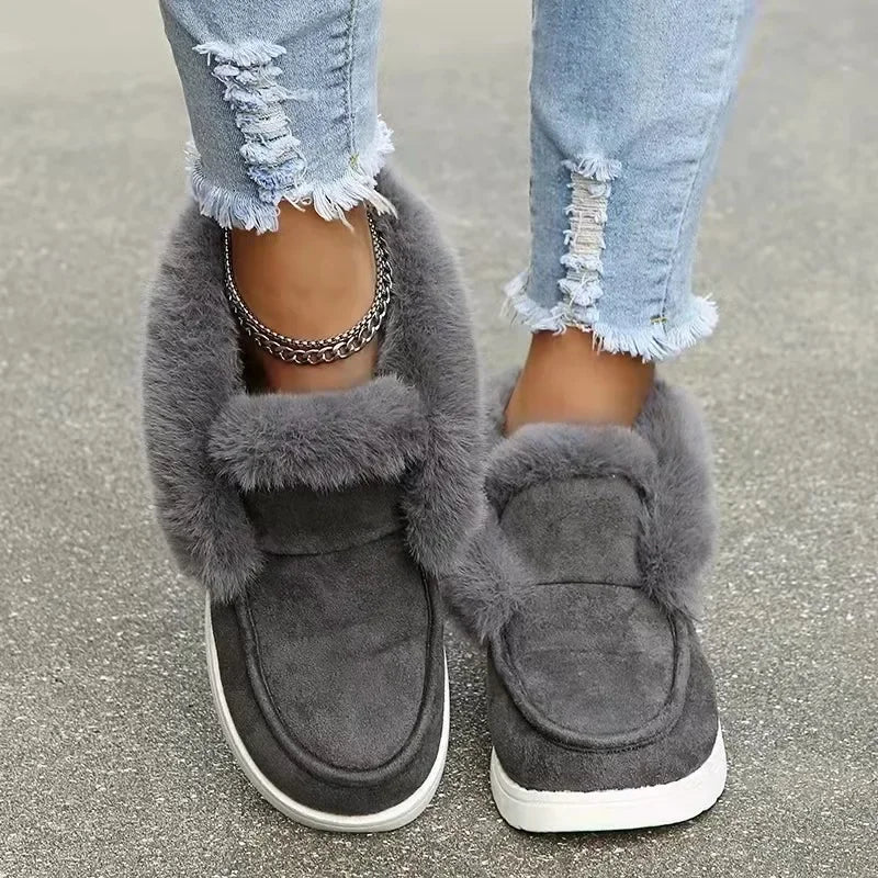 OrthoChic – Women's Plush Slip-On Boots