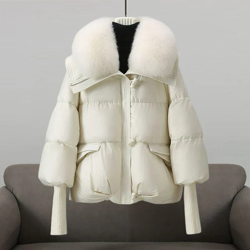 Monika - The Elegant Faux Fur Coat