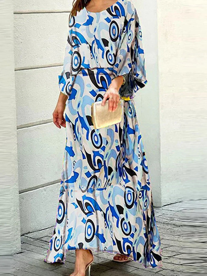 LILA – TRENDY O-NECK FALL OUTFIT FOR EFFORTLESS STYLE