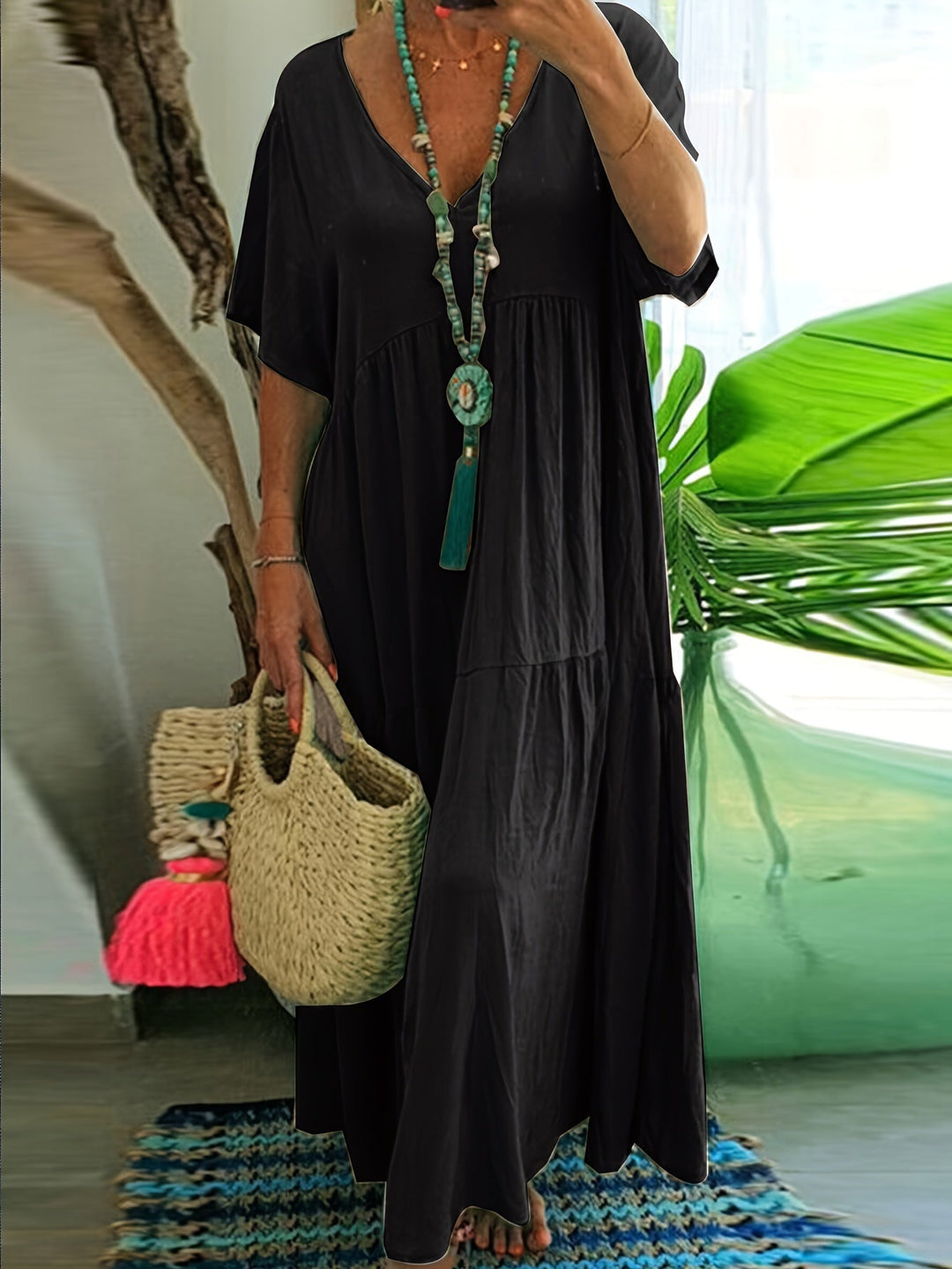 Vida - Casual Plus Size Maxi Dress