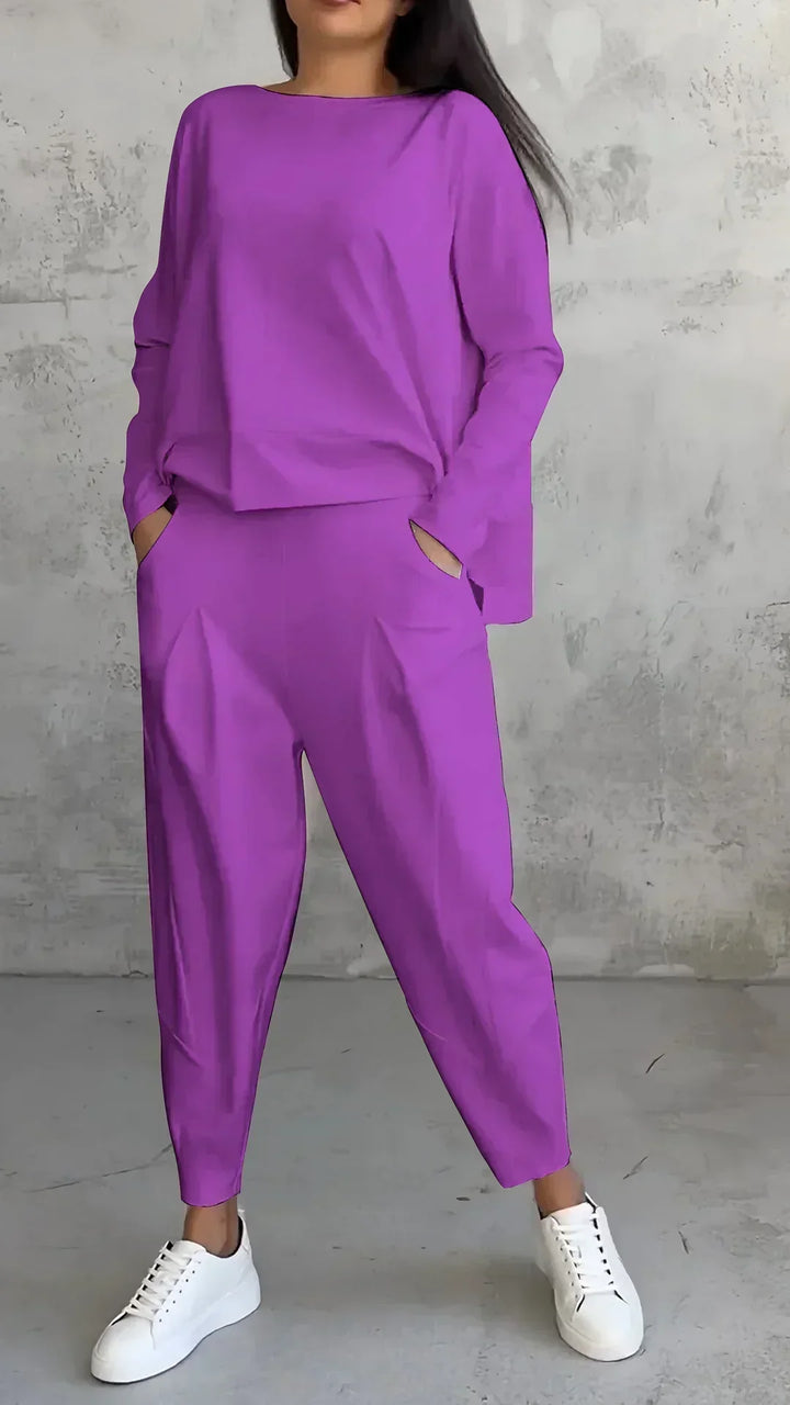 Daria - Elegant & Chic Two-Piece Ensemble – Effortless Style & Comfort