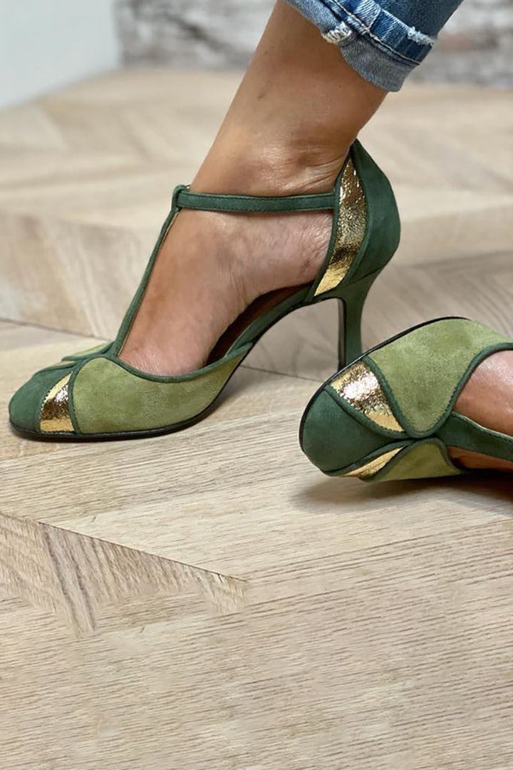 Taviana - Elegant Heel with T-strap