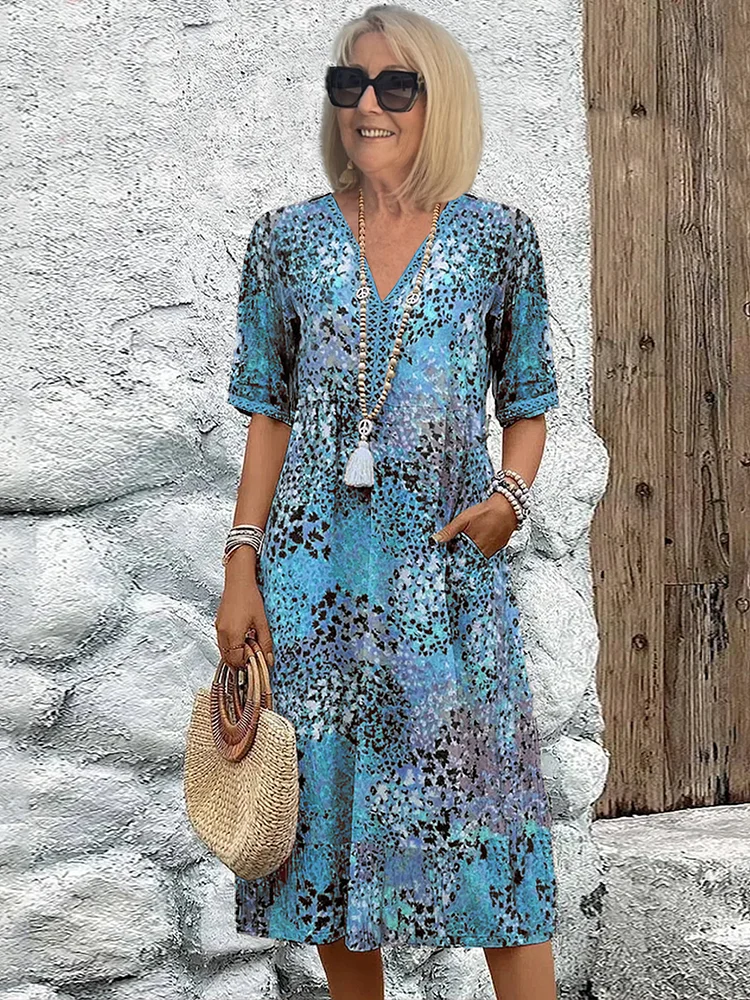 Fatima – Floral Pattern Dress