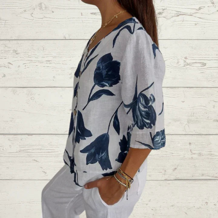 ZARIYA – PRINTED SPRING TUNIC FOR WOMEN