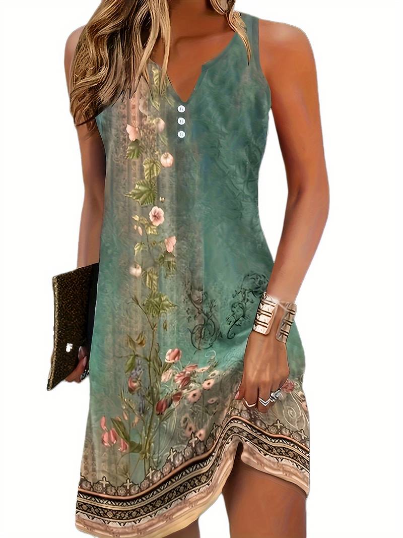 Dahlia – Sleeveless Comfortable Mini Dress