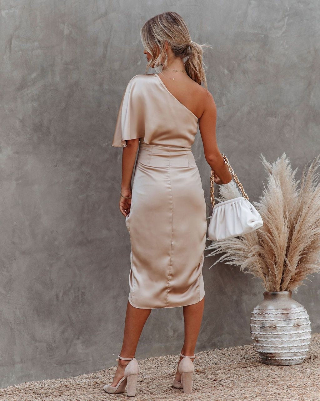 Kaelani - Chic Satin Dress