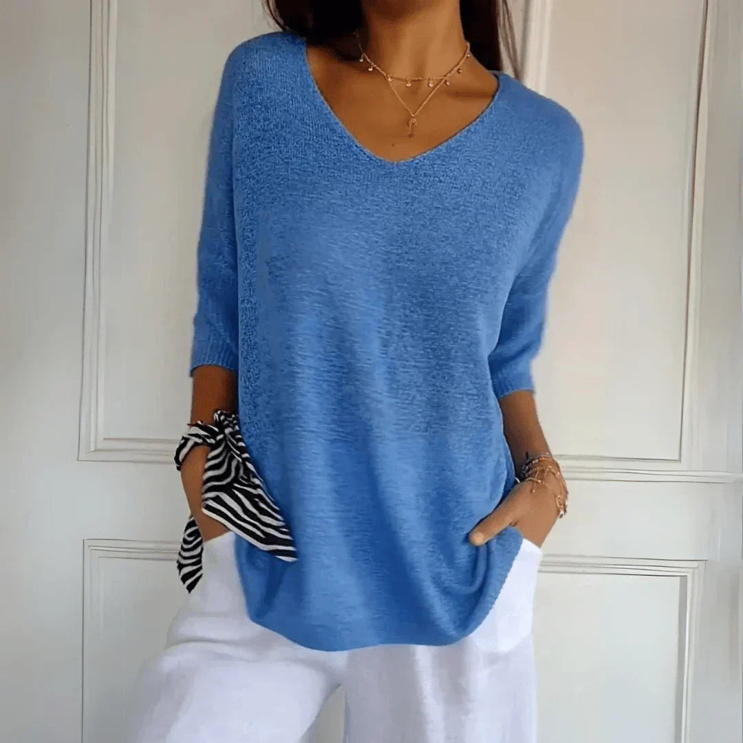 Hadley - Slimming V-Neck Top