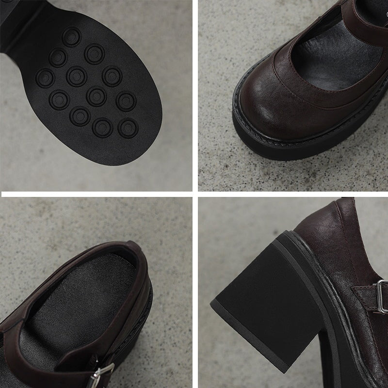 Pela Leather Pumps