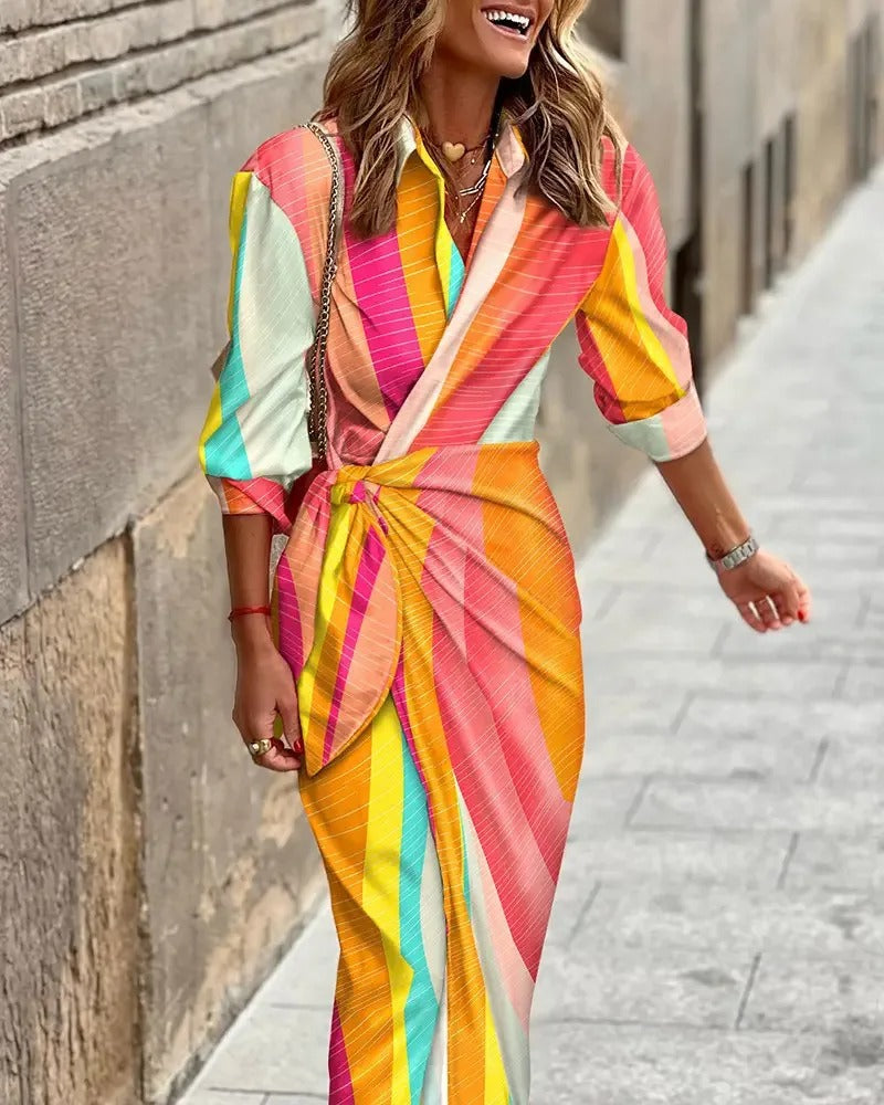 Pax – Printed Mid Length Dress