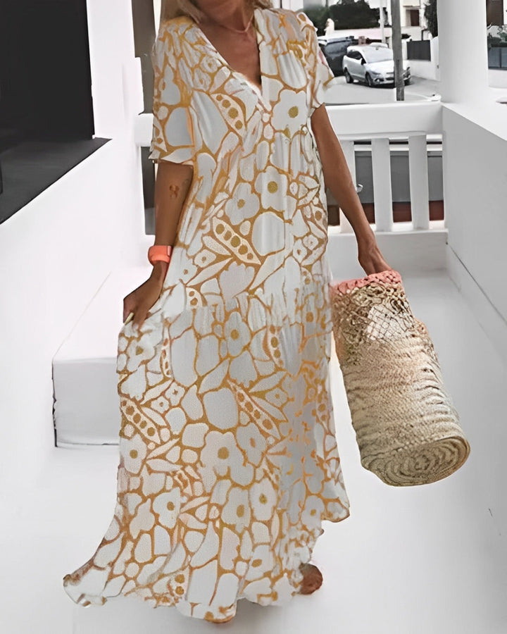 ZIRETHIA – BREEZY FLORAL DAY DRESS